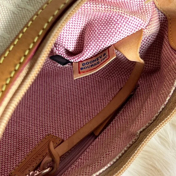 Dooney & Bourke Tan and Brown Shoulder Bag - Picture 8 of 12